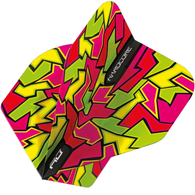 red-dragon-hardcore-radical-red-crackle-standard-ailettes-extra-thick-12-pi-ces image 1