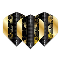 red-dragon-hardcore-premium-gold-black-maze-standard-ailettes-100-microns image 2