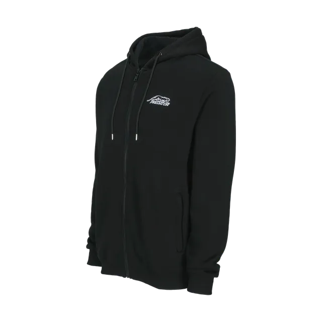 predator-sweat-capuche-zipp-beige-blanc-ivoire-gris image 1