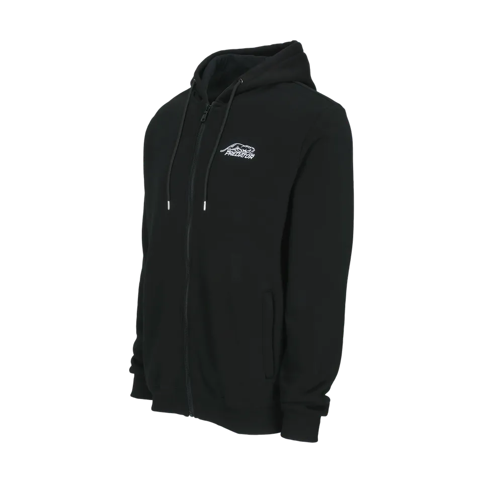 predator-sweat-capuche-zipp-beige-blanc-ivoire-gris image 1