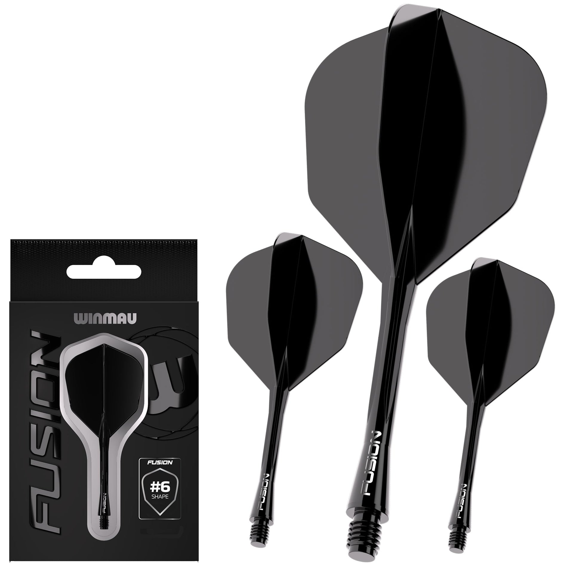 winmau-fusion-6-ailette-et-tige-int-gr-e-black image 1