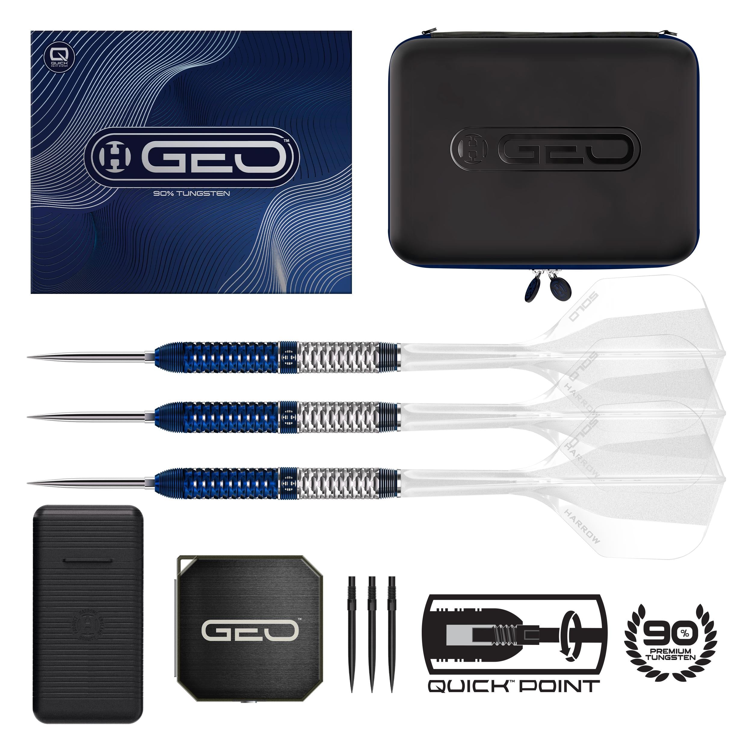 harrows-geo-01-90-quick-point-fl-chettes-acier-steeltip image 1