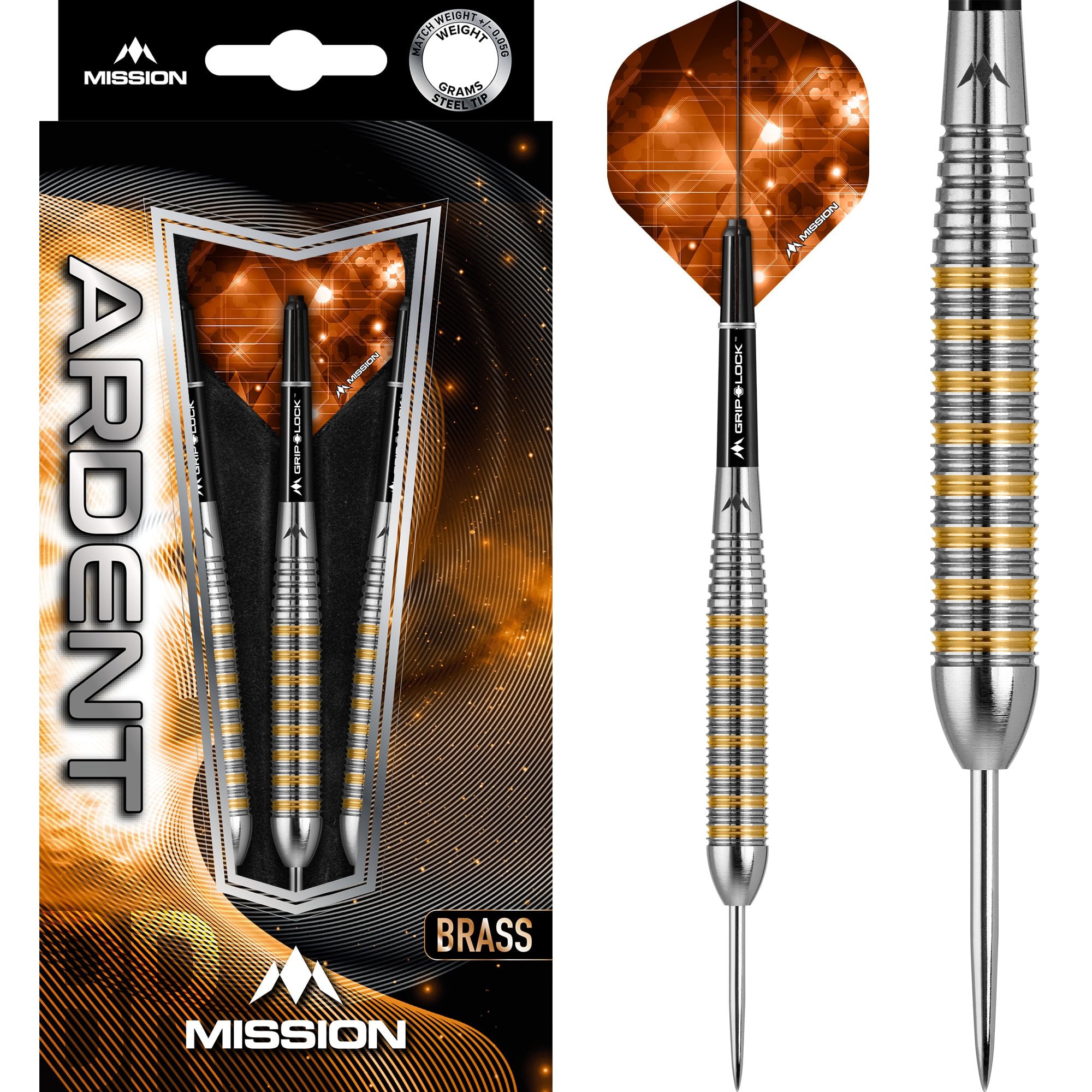 mission-ardent-m2-steel-tip-laiton-24g-front-ring-grip image 1