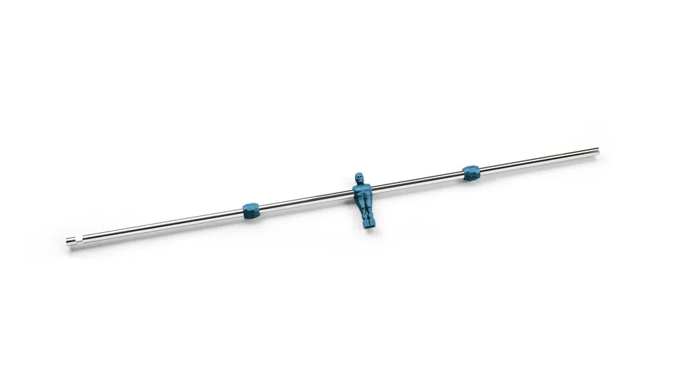 fas-pendezza-asta-1-joueur-passante-ext-rieur-tige-baby-foot-16-mm image 1