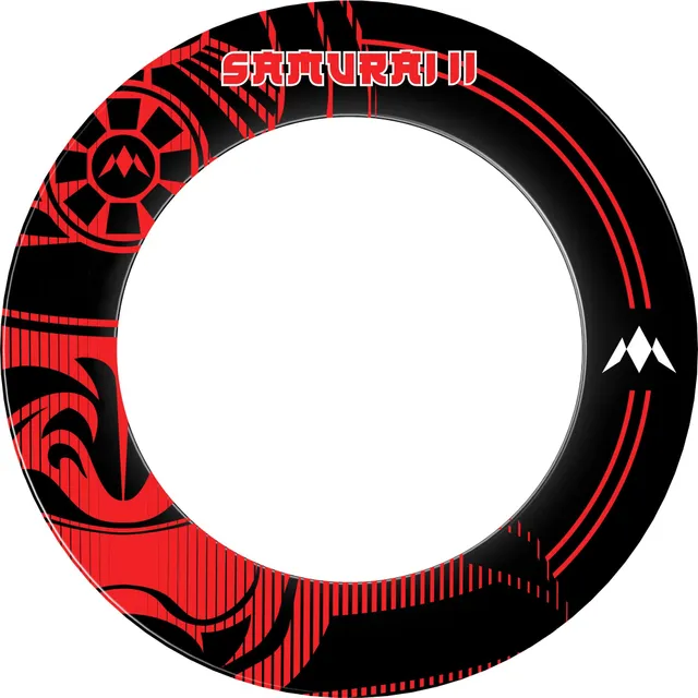 mission-darts-samurai-ii-contour-de-cible-professionnel-rouge image 1