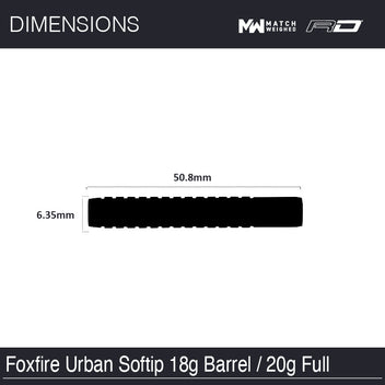winmau-foxfire-urban-soft-tip-fl-chettes-pointe-souple-parall-les image 7