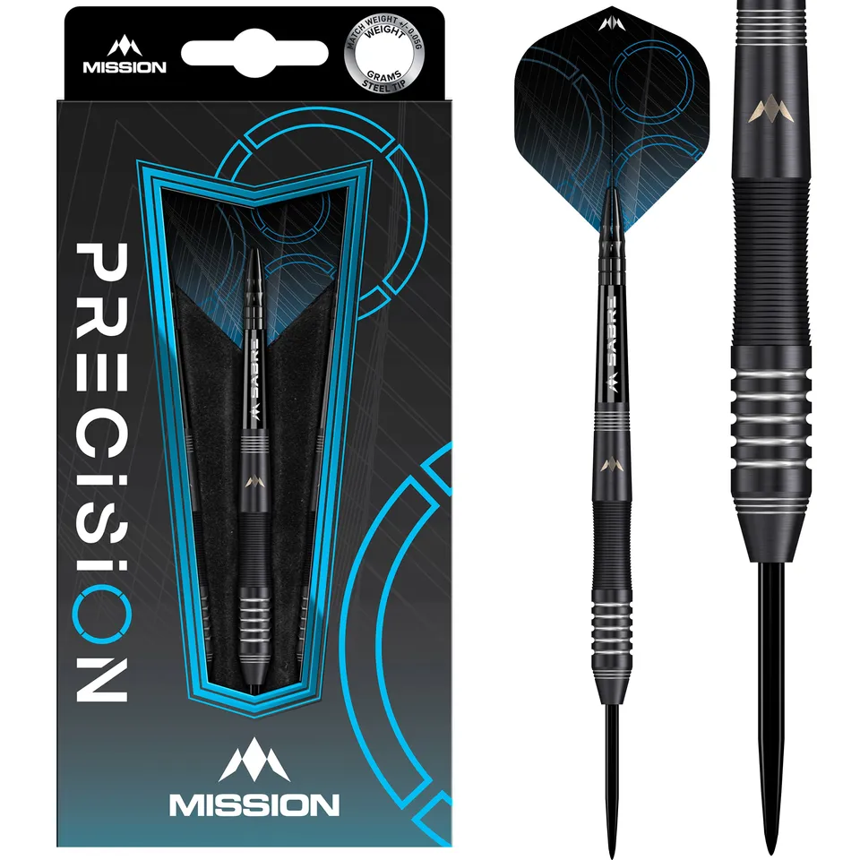 mission-darts-precision-steel-tip-90-tungst-ne-black-pvd image 1