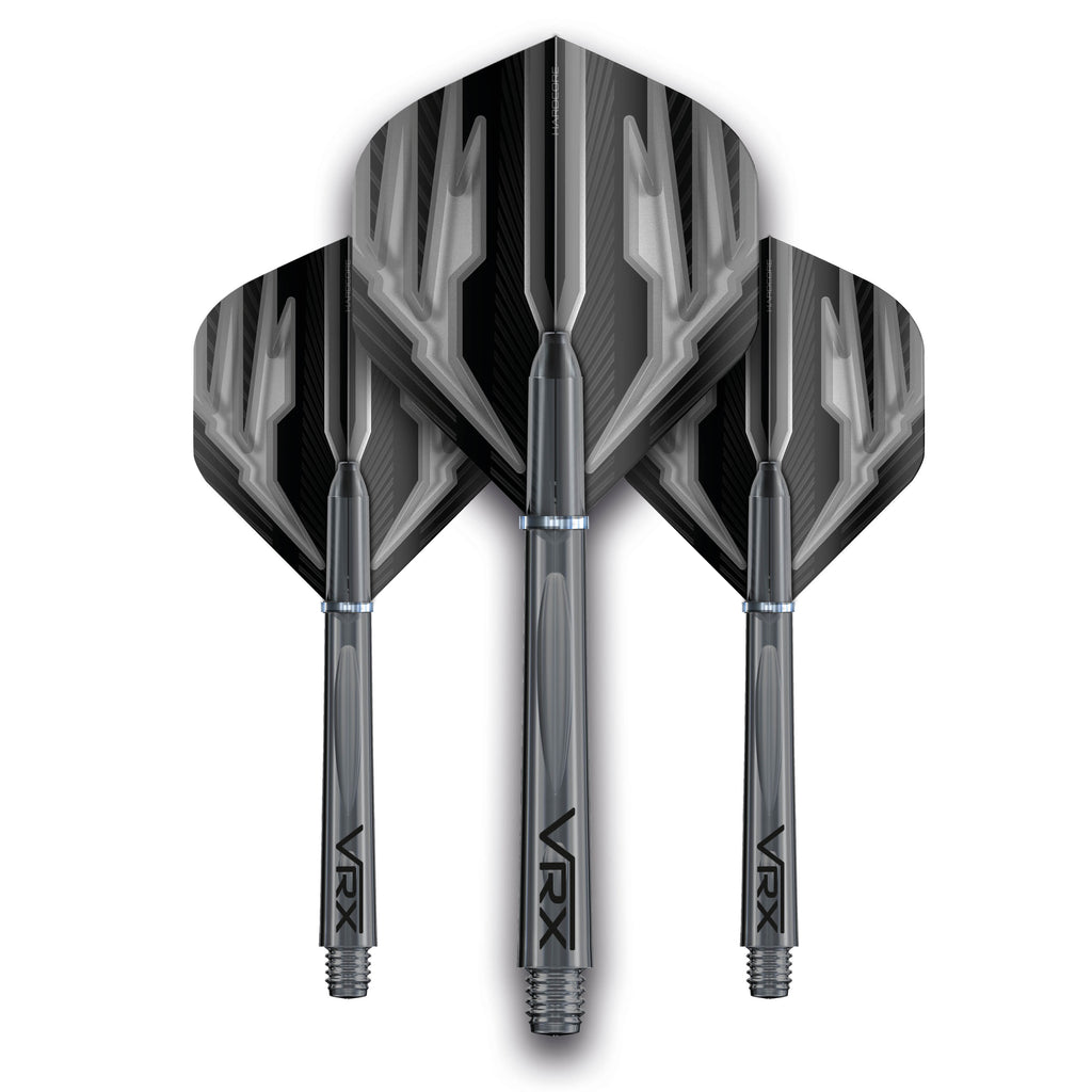 red-dragon-darts-flight-shaft-combo-vrx-grey-pack-ailettes-tiges image 1