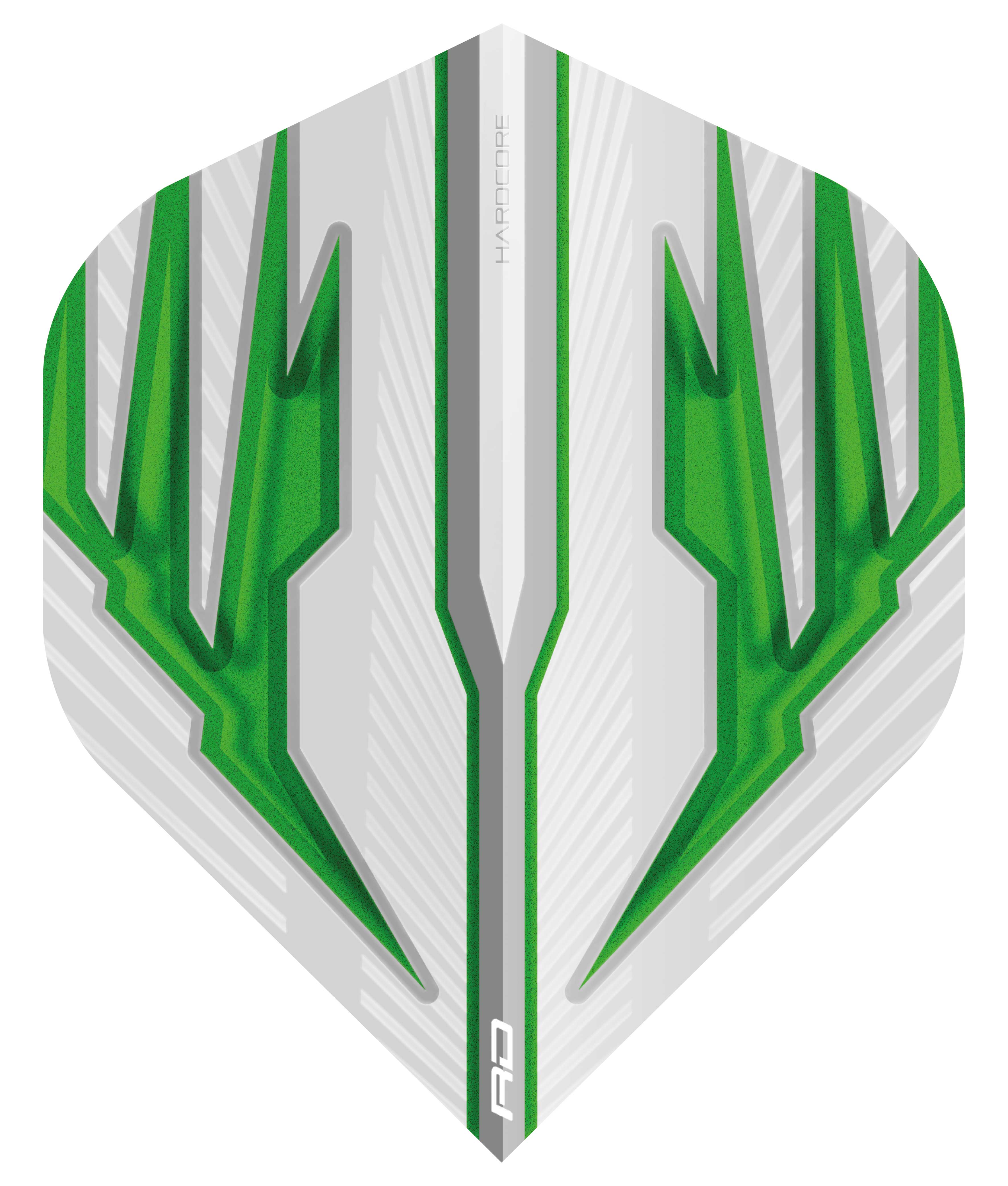 red-dragon-darts-hardcore-radical-blanc-et-vert-ailettes-standard-100-microns-x1 image 3