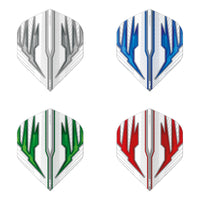 red-dragon-darts-hardcore-flights-selection-pack-9-lot-12-ailettes-freestyle image 2