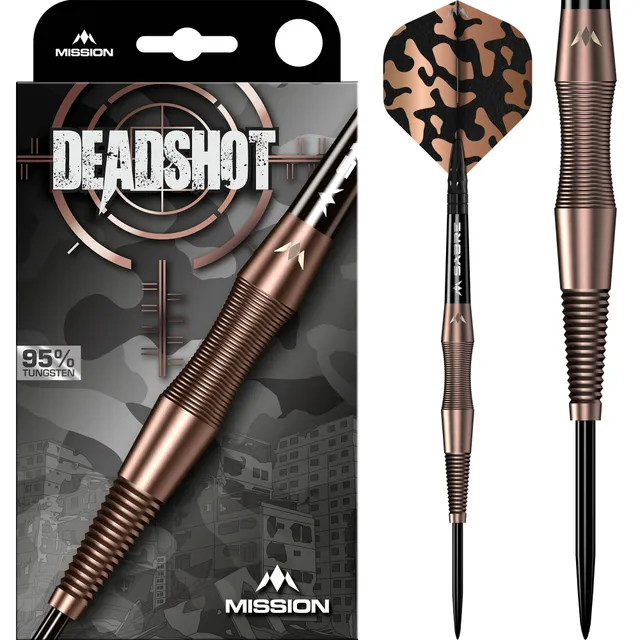 mission-darts-dead-shot-fl-chettes-steel-tip-95-tungst-ne-bronze image 1