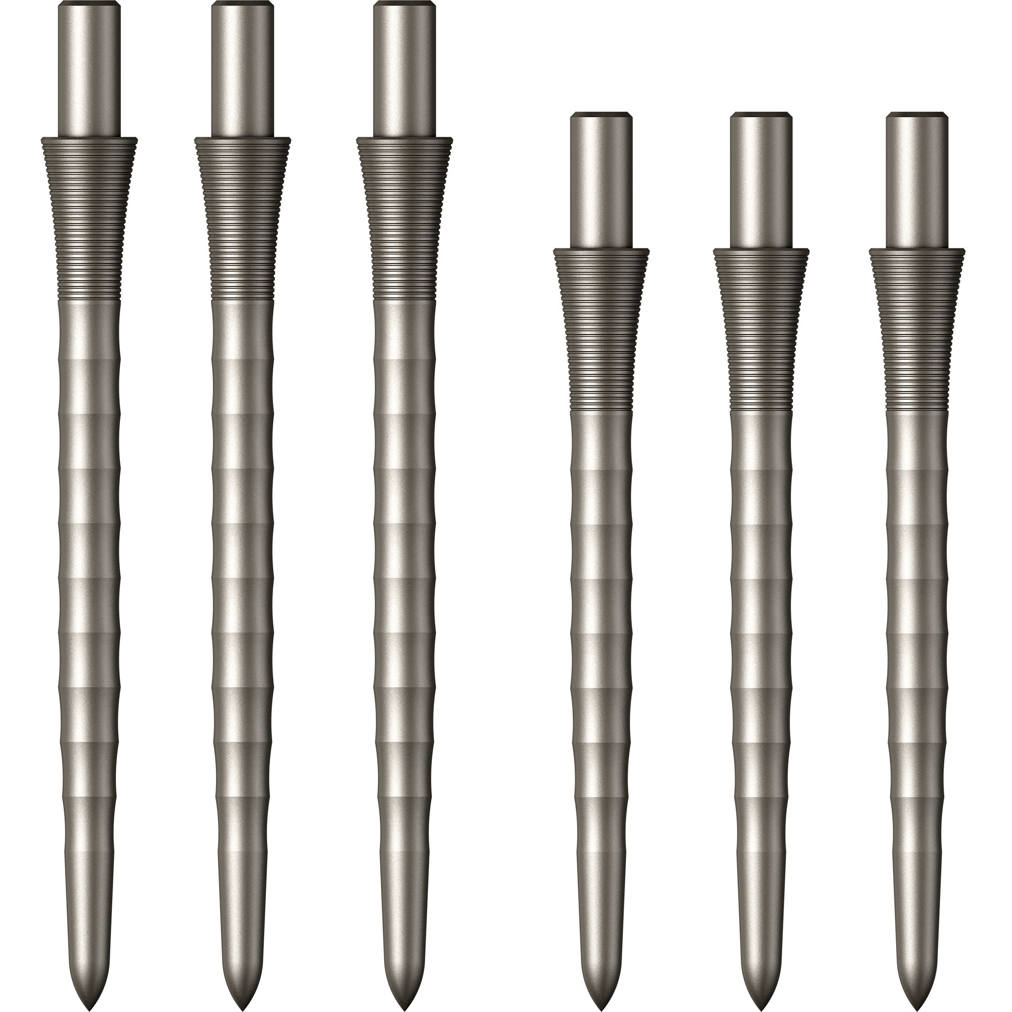 mission-darts-sniper-ripple-points-acier-argent-28mm-32mm image 1