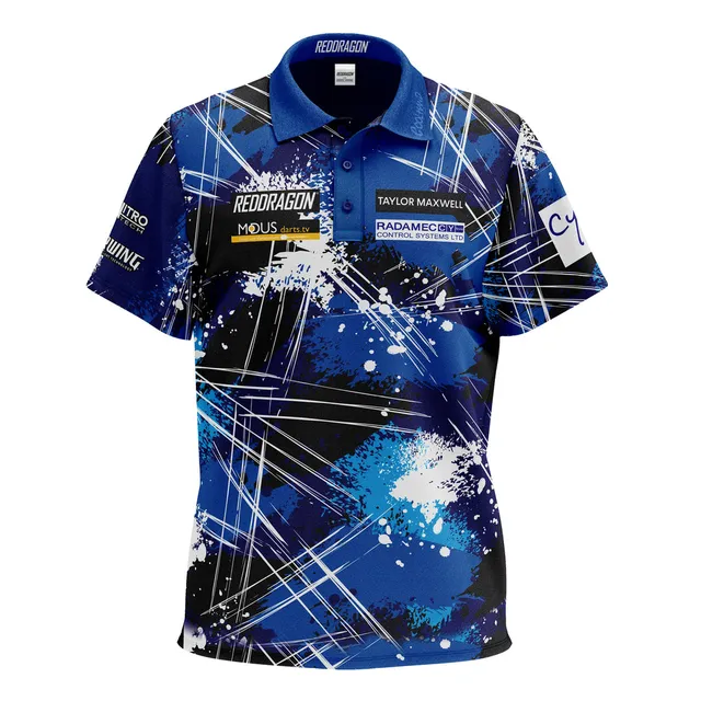red-dragon-darts-luke-humphries-world-champion-tour-polo image 1