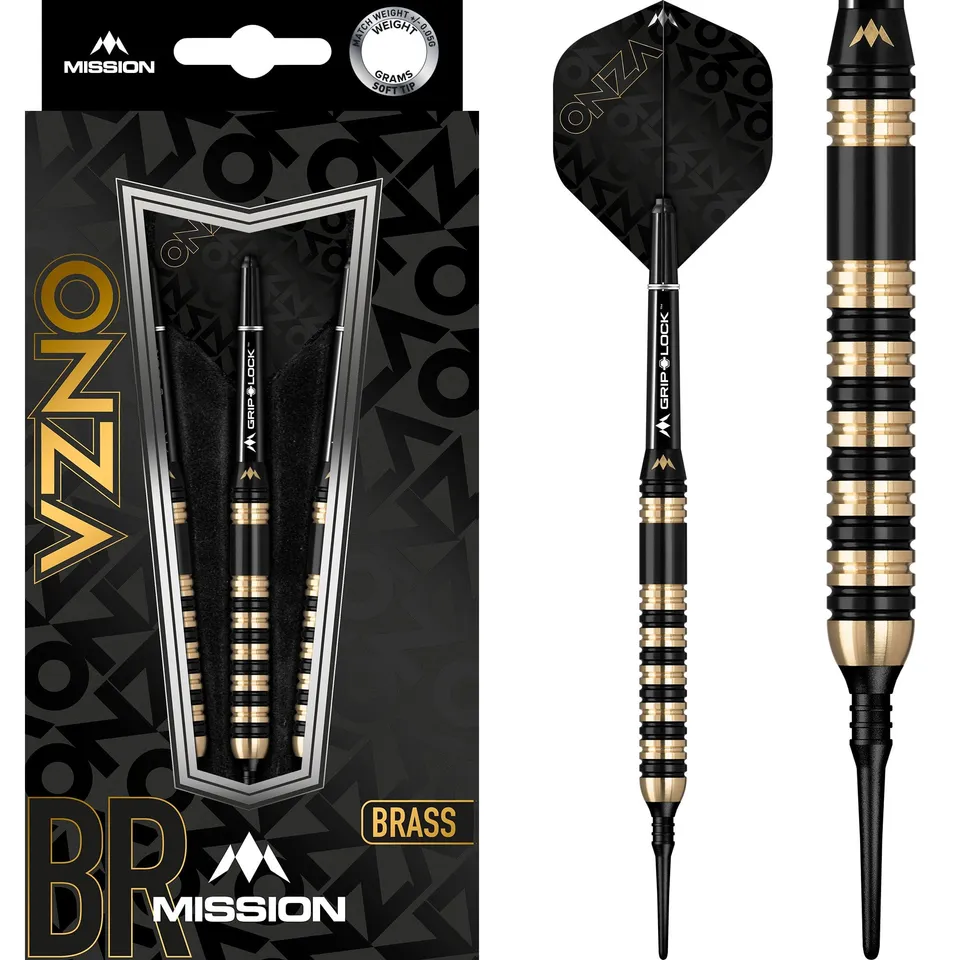 mission-darts-onza-m3-black-gold-fl-chettes-soft-tip-laiton-20g image 1