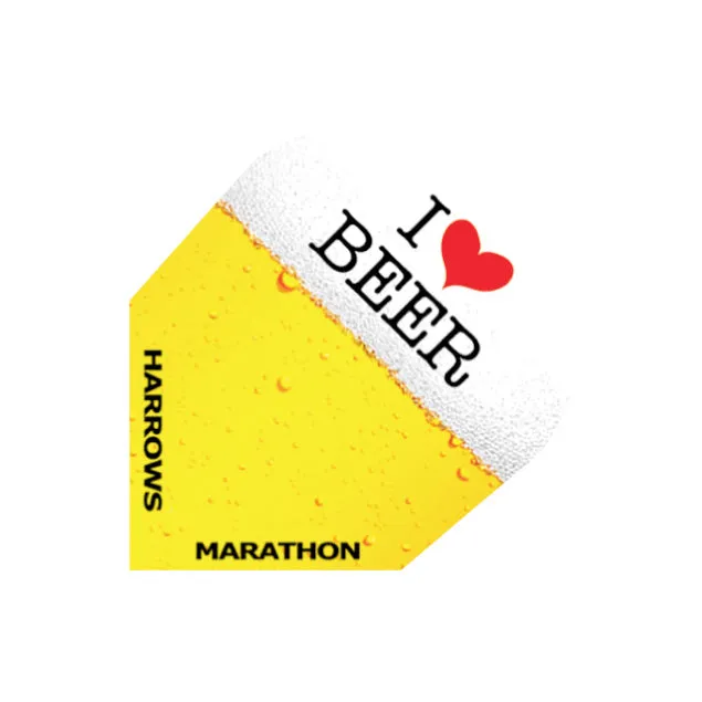 harrows-marathon-i-love-beer-ailettes-100-microns image 1