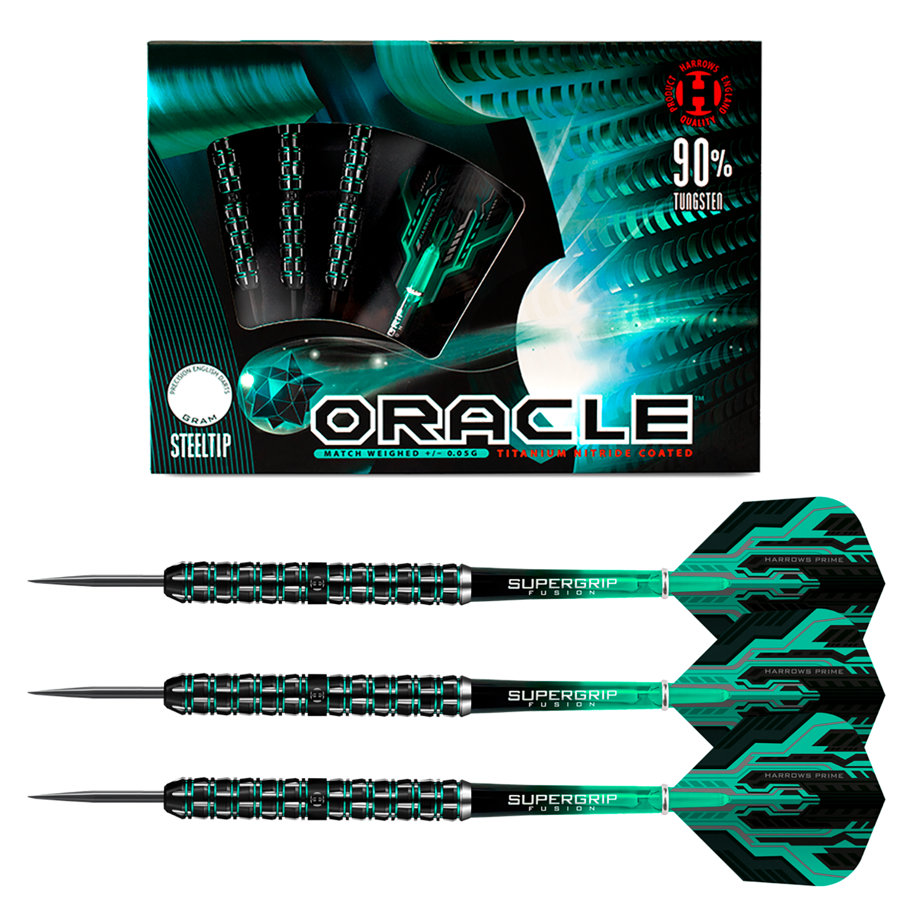 harrows-oracle-90-fl-chettes-pointe-acier-parall-le image 1