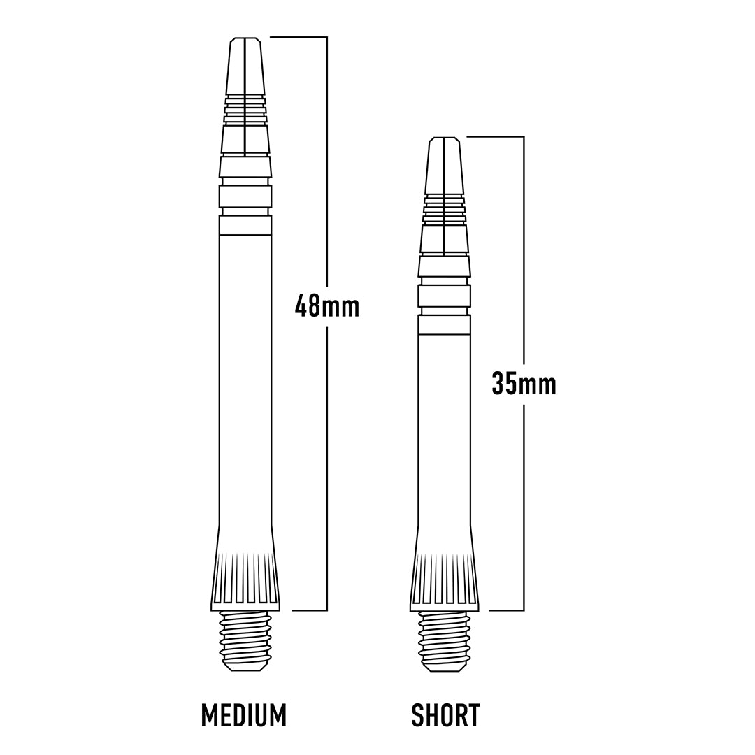 harrows-alamo-tiges-nylon-avec-tops-aluminium-set-de-3 image 3