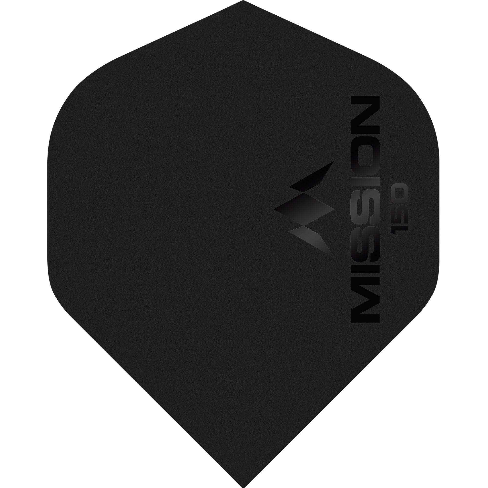 mission-darts-logo-150-matt-ailettes-std-no2-150-microns-noir-bleu image 2
