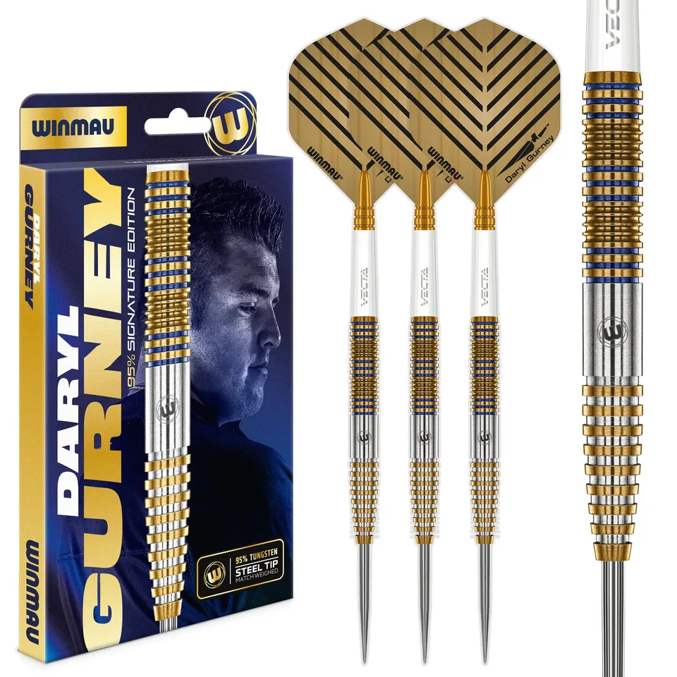winmau-daryl-gurney-signature-edition-95-tungsten-steel-tip-darts image 1