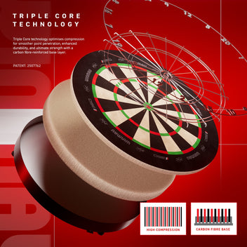 winmau-blade-360-triple-core-cible-de-fl-chettes-pdc image 5
