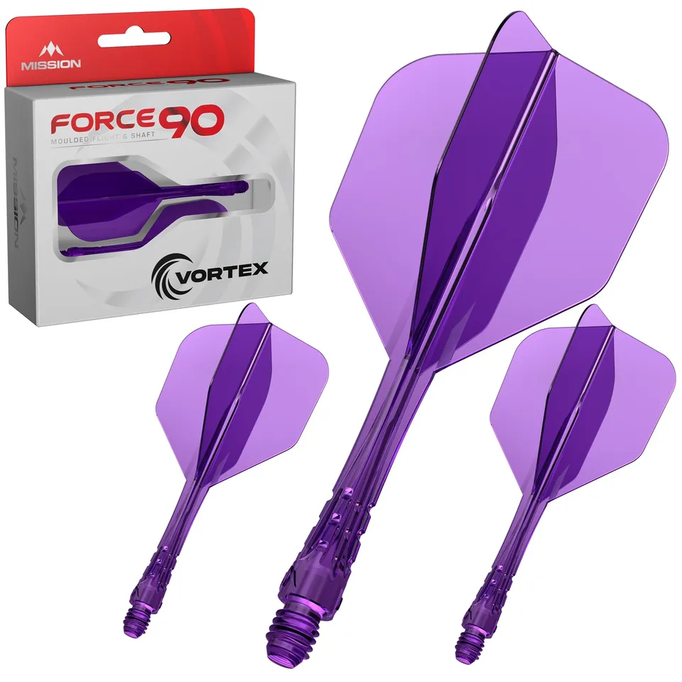mission-darts-force-90-vortex-syst-me-vol-tige-standard-no6-clear-purple image 1