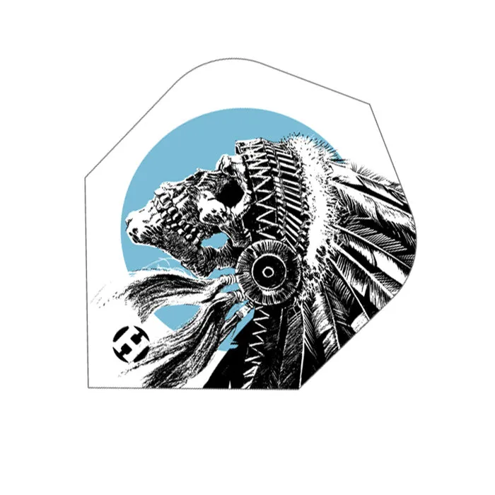 harrows-prime-indian-skull-ailettes-de-fl-chettes image 1