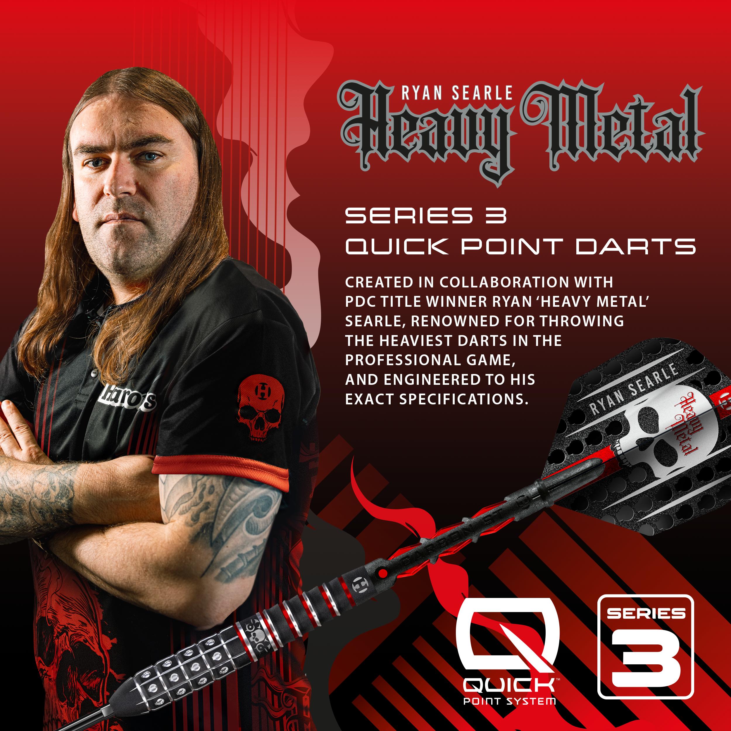 harrows-ryan-searle-series-3-90-quick-point-fl-chettes-steel-tip-pro image 5