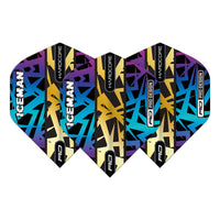 red-dragon-darts-gerwyn-price-rainbow-gold-hardcore-premium-standard-ailettes image 2