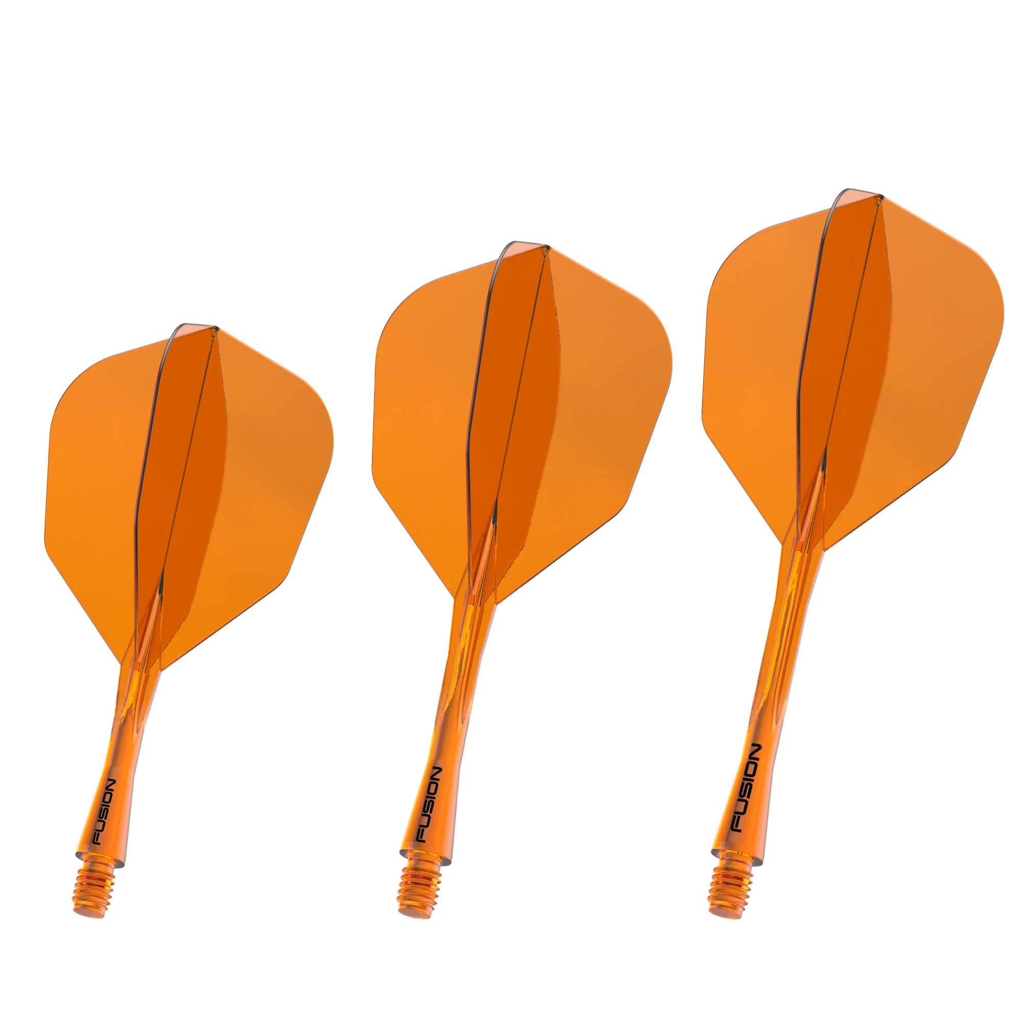 winmau-fusion-integrated-flight-shaft-6-orange-transparent-short image 2