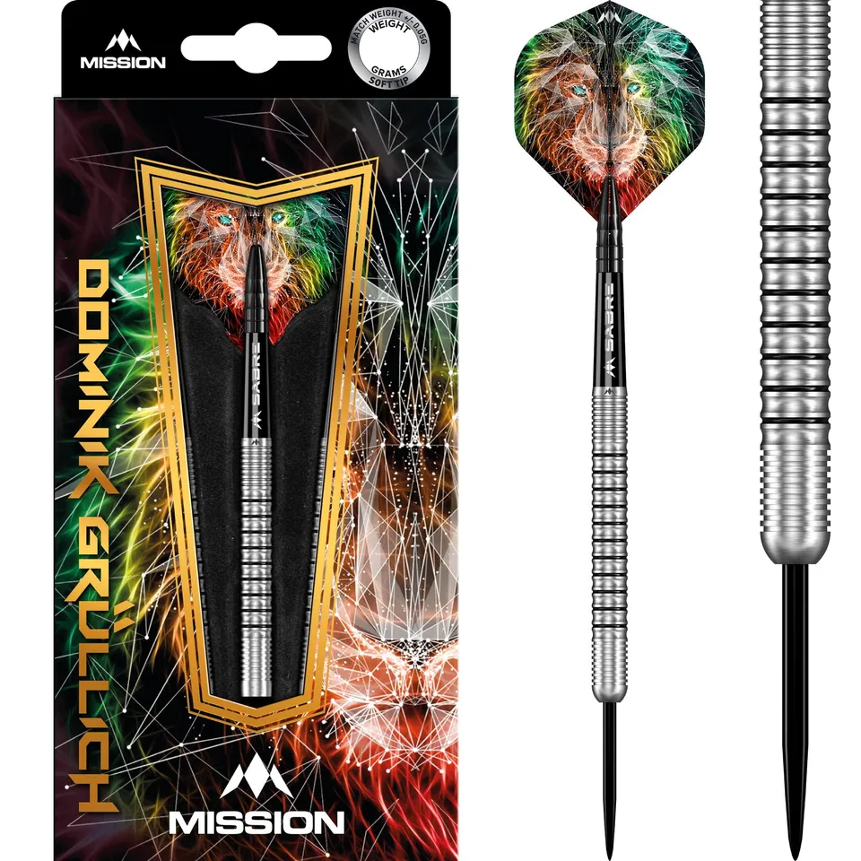 mission-darts-dominik-gr-llich-fl-chettes-steel-tip-21-5g-95-tungst-ne-anneaux-s image 1