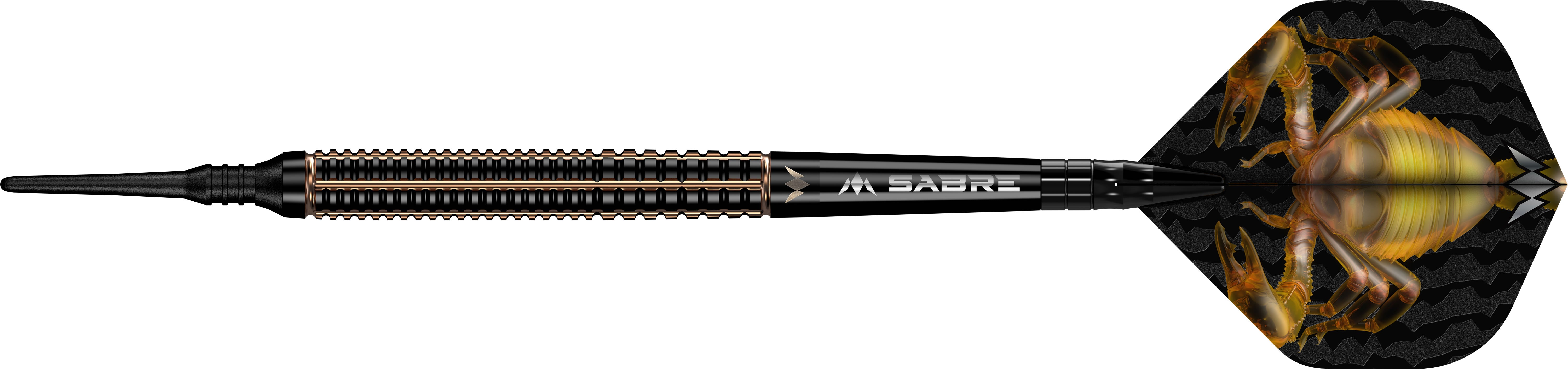 mission-darts-scorpion-fl-chettes-soft-tip-90-tungst-ne-noir-or-lectro-19g image 2