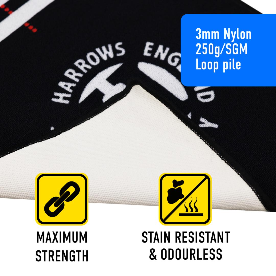 harrows-tapis-de-fl-chettes-heavy-duty-nylon-fibre-oche-officiel image 2