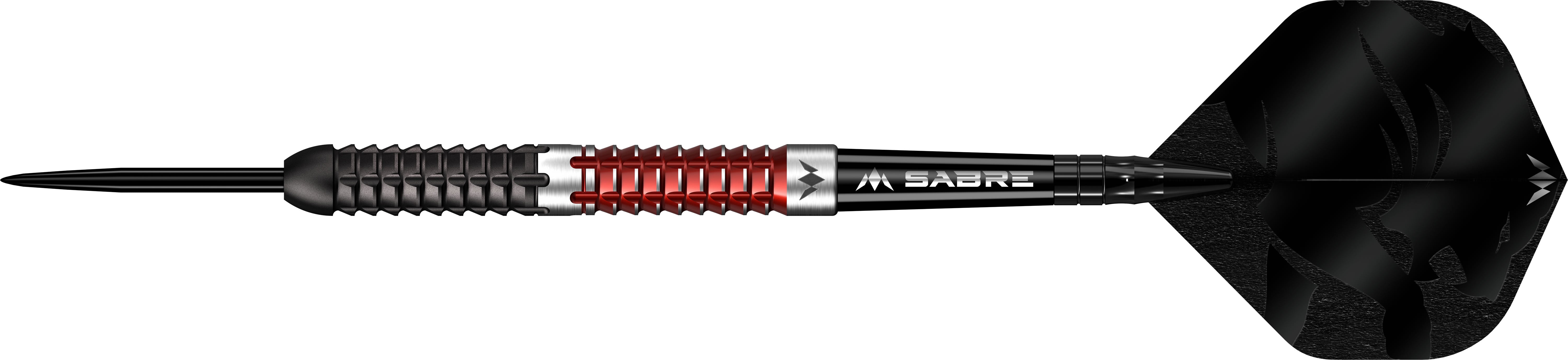 mission-darts-llew-bevan-fl-chettes-steel-tip-90-tungst-ne-noir-rouge-21-g-23-g image 2