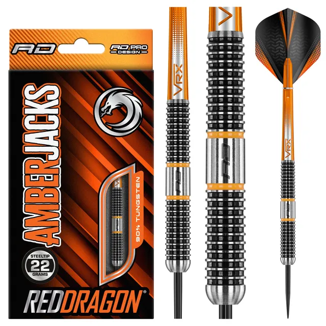red-dragon-darts-amberjack-18-fl-chettes-pointe-acier image 1