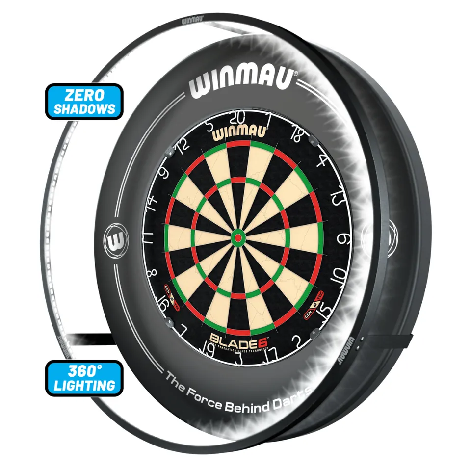 winmau-blade-6-pack-cible-surround-clairage-plasma-360 image 1