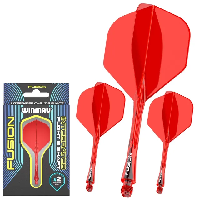winmau-fusion-2-ailette-et-tige-int-gr-e-red image 1