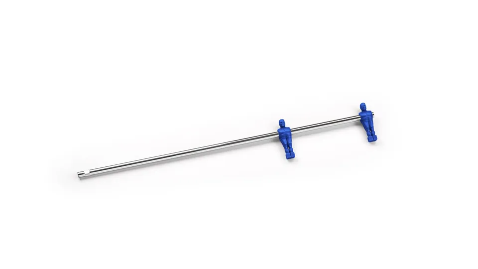 fas-pendezza-national-team-barre-rentrante-2-joueurs-16-mm-pour-baby-foot image 1