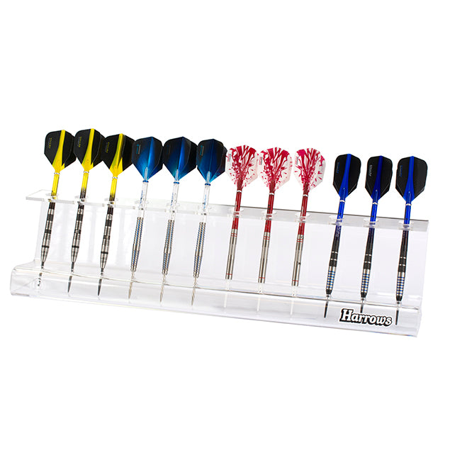 harrows-darts-stands-pr-sentoir-acrylique-3-ou-12-trous image 1