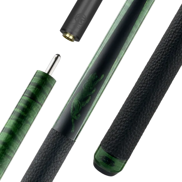 predator-sp2-green-stained-curly-maple-2-queue-de-billard image 1