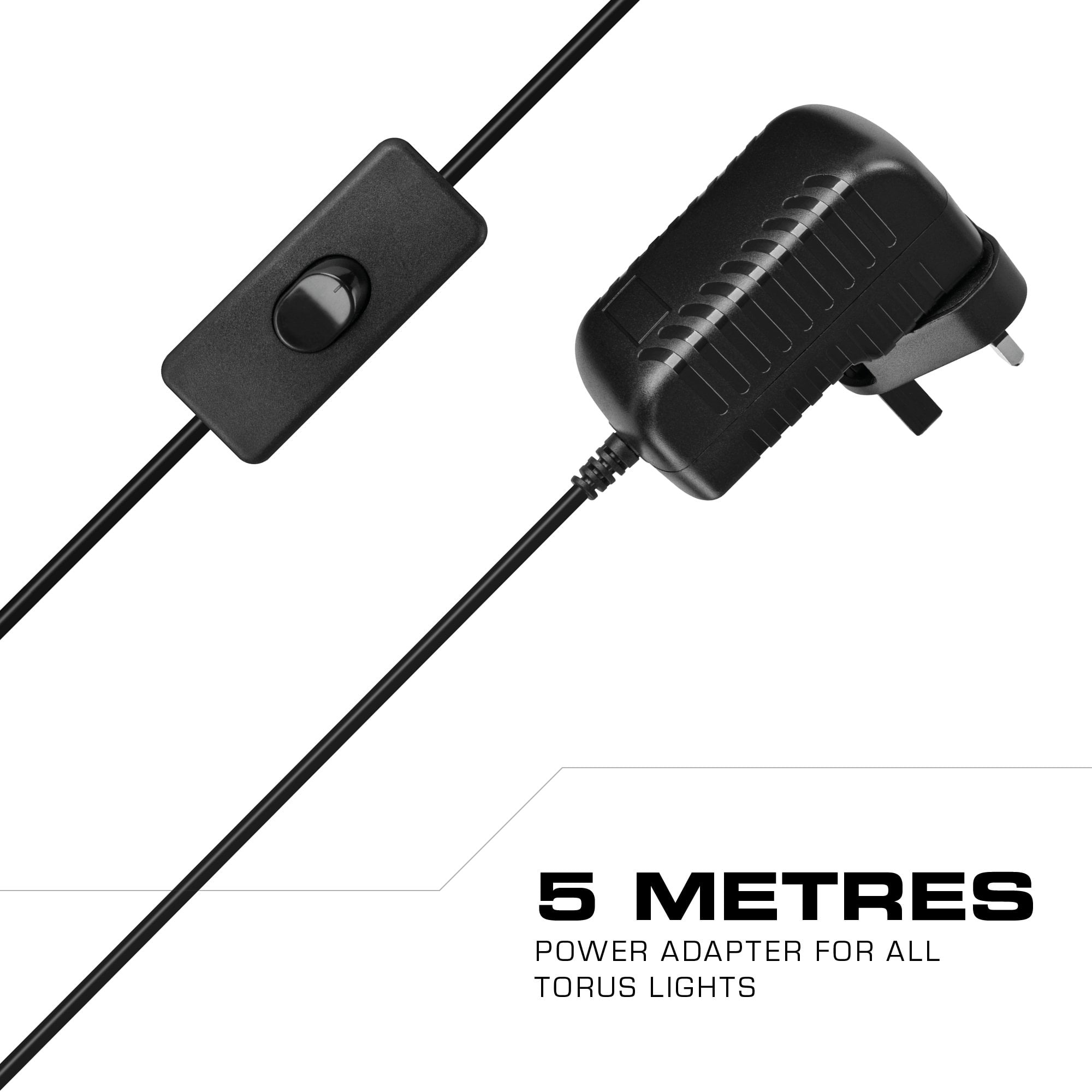 mission-darts-torus-led-c-ble-adaptateur-secteur-de-rechange-5-m-tres image 2