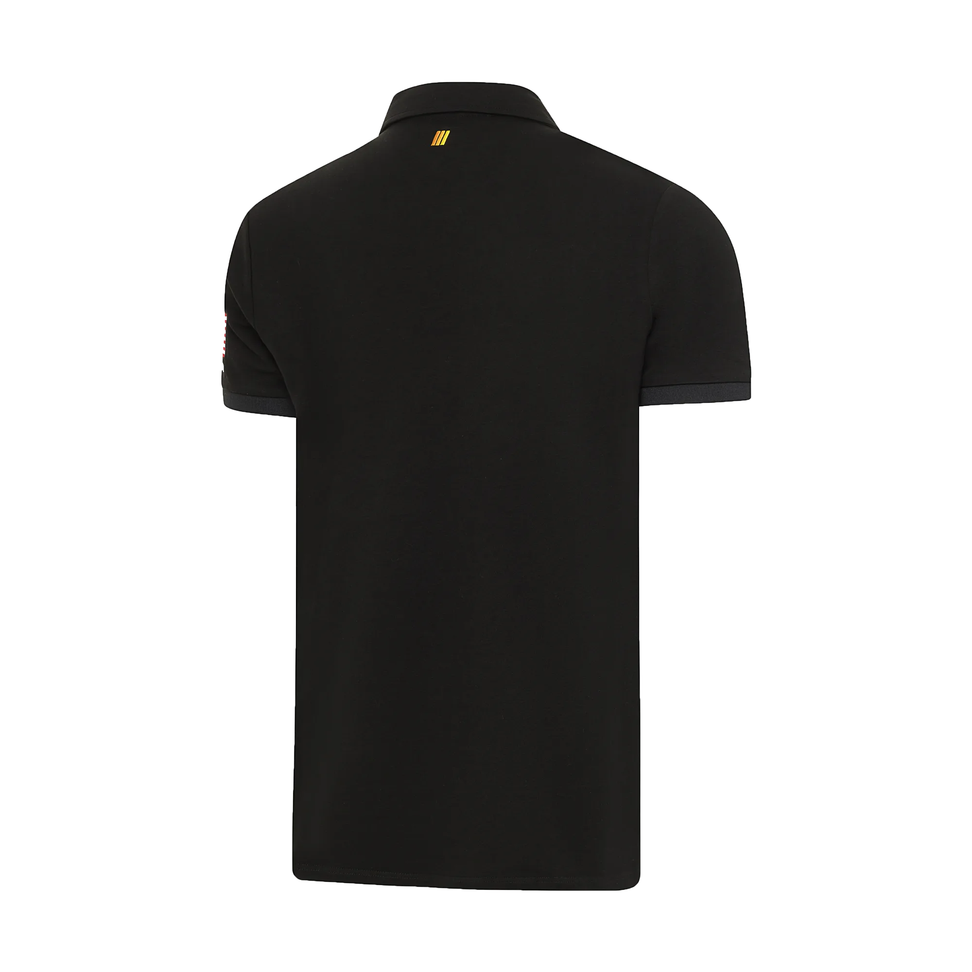 predator-polo-noir-logo-brod-jaune-v-tement-billard image 2