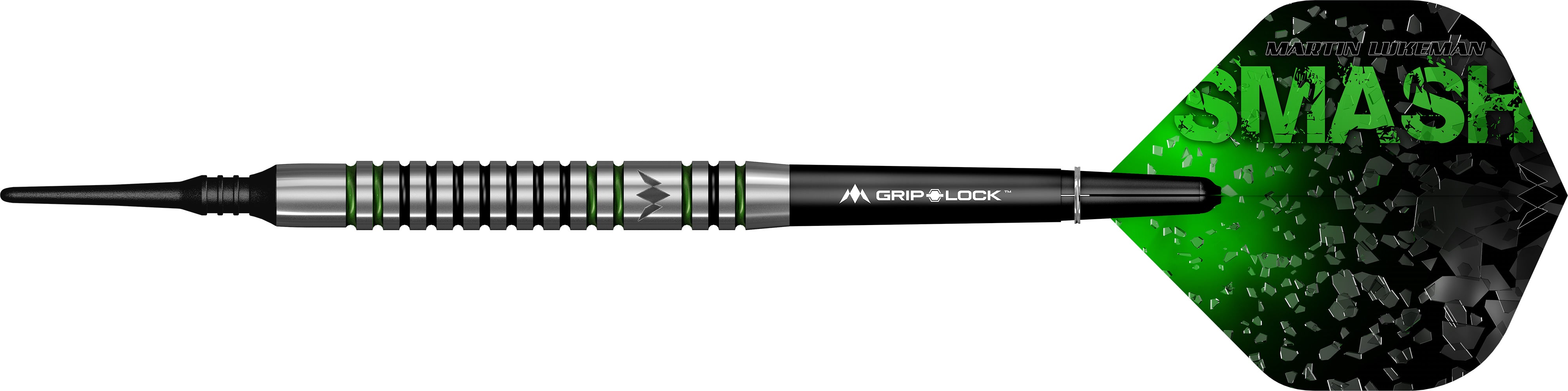 mission-darts-martin-lukeman-fl-chettes-soft-tip-black-green-20-g image 2