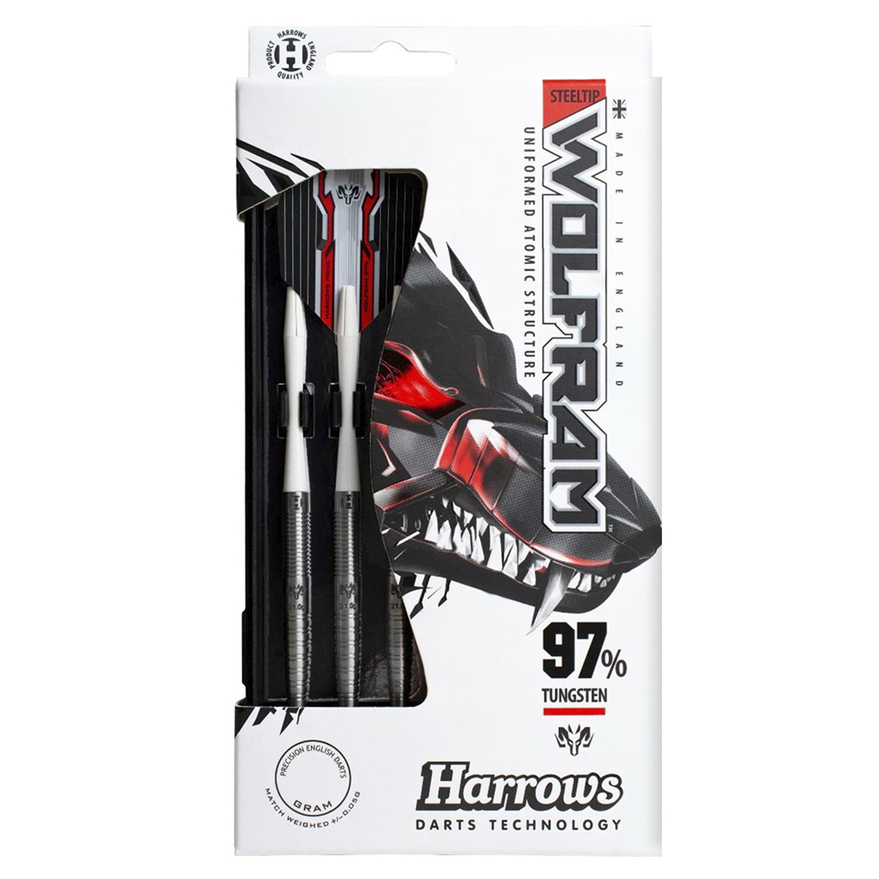 harrows-wolfram-97-fl-chettes-pointe-acier-steel-tip image 5