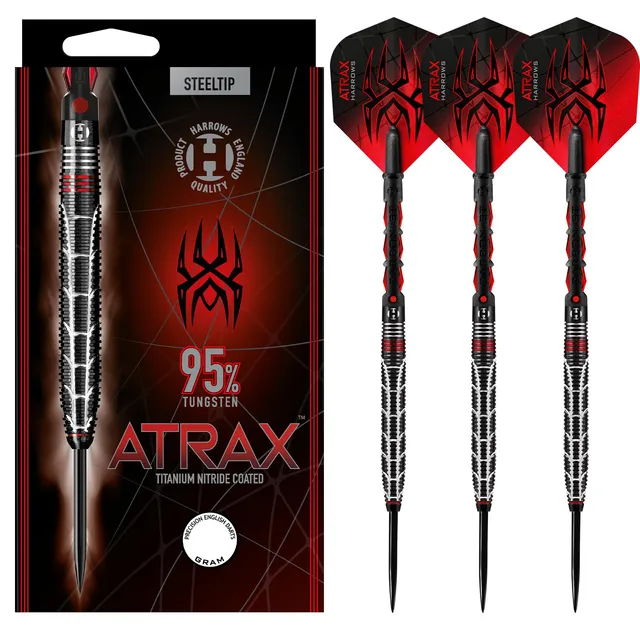 harrows-atrax-95-fl-chettes-acier-steeltip image 1