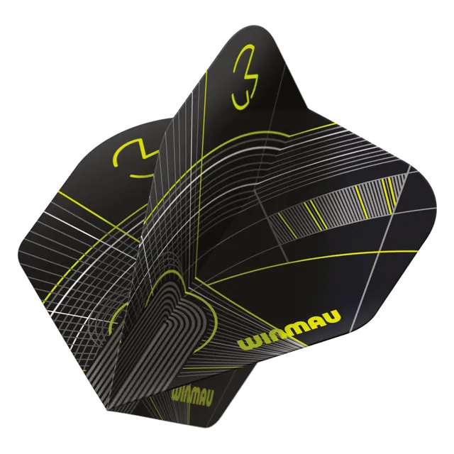 winmau-prism-delta-mvg-black-and-green-ailettes image 1