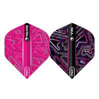 red-dragon-darts-black-pink-yin-yang-standard-ailettes-de-fl-chettes image 6