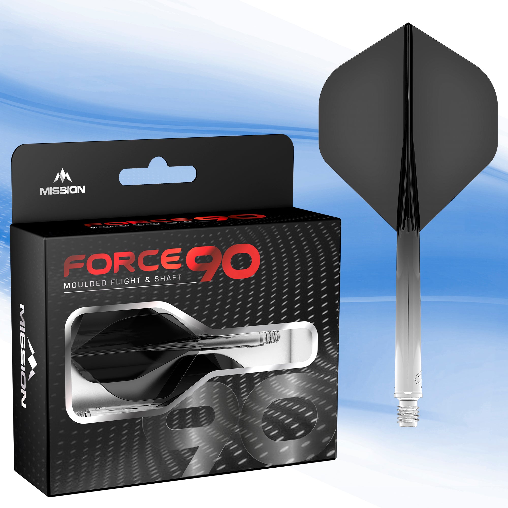 mission-darts-force-90-gradient-syst-me-vol-e-tige-moul-standard-no2-noir image 3