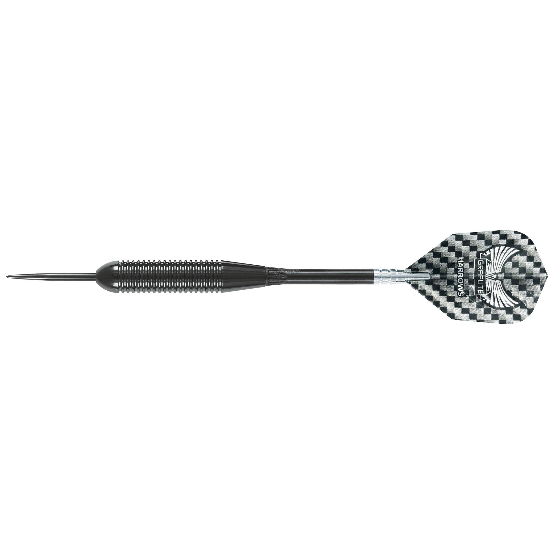 harrows-black-arrow-22g-fl-chettes-pointe-acier-laiton-noir image 6