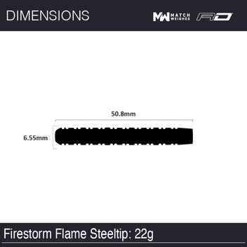 winmau-firestorm-flame-1-fl-chettes-competition-design-flamme image 7