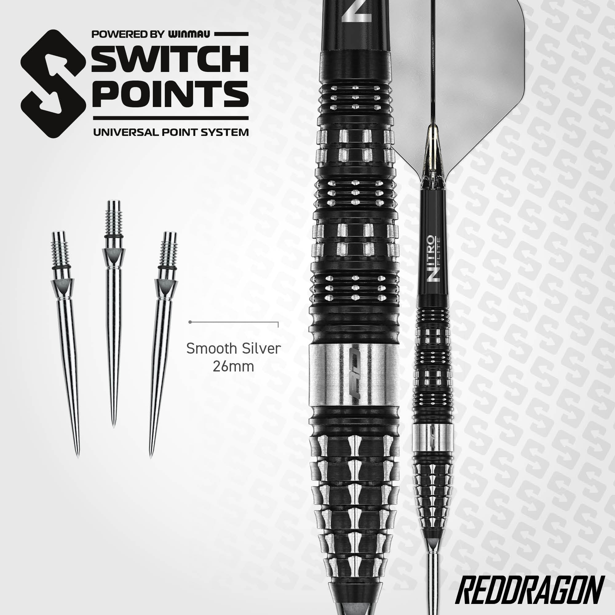 red-dragon-darts-recon-90-torpedo-switch-point-fl-chettes-pointe-acier image 7